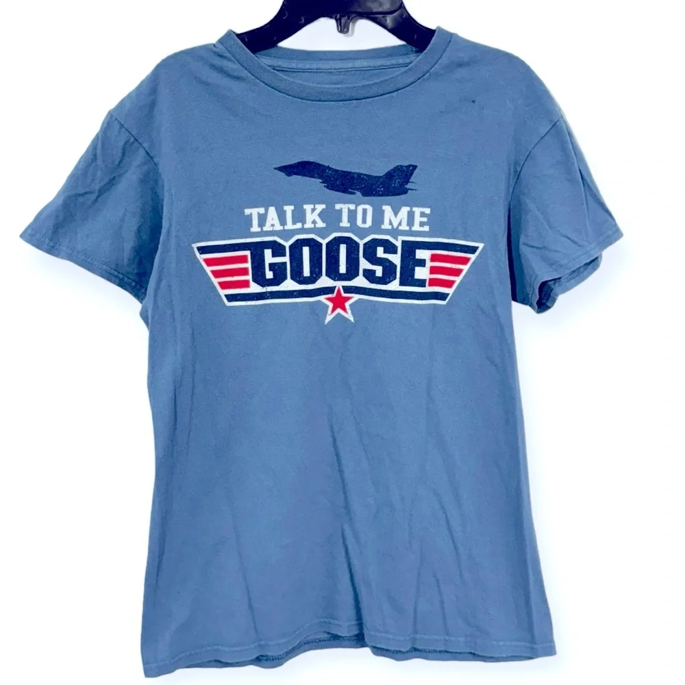 Boys Top Gun T-shirt Size L14-16